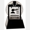 [CRY6101L] 5" Crystal Golf Ball Clock Thumbnail