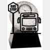 [CRY6101L] 5" Crystal Golf Ball Clock Thumbnail