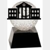 [CRY6101L] 5" Crystal Golf Ball Clock Thumbnail
