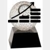 [CRY6101L] 5" Crystal Golf Ball Clock Thumbnail