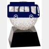 [CRY6101L] 5" Crystal Golf Ball Clock Thumbnail