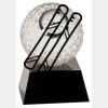 [CRY6101L] 5" Crystal Golf Ball Clock Thumbnail