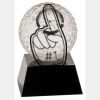 [CRY6101L] 5" Crystal Golf Ball Clock Thumbnail