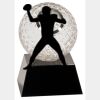 [CRY6101L] 5" Crystal Golf Ball Clock Thumbnail