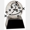 [CRY6101L] 5" Crystal Golf Ball Clock Thumbnail