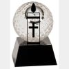 [CRY6101L] 5" Crystal Golf Ball Clock Thumbnail