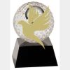 [CRY6101L] 5" Crystal Golf Ball Clock Thumbnail