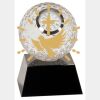 [CRY6101L] 5" Crystal Golf Ball Clock Thumbnail