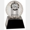 [CRY6101L] 5" Crystal Golf Ball Clock Thumbnail