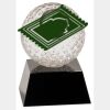 [CRY6101L] 5" Crystal Golf Ball Clock Thumbnail