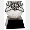 [CRY6101L] 5" Crystal Golf Ball Clock Thumbnail