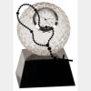 [CRY6101L] 5" Crystal Golf Ball Clock Thumbnail