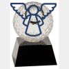 [CRY6101L] 5" Crystal Golf Ball Clock Thumbnail
