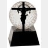 [CRY6101L] 5" Crystal Golf Ball Clock Thumbnail