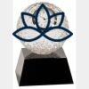 [CRY6101L] 5" Crystal Golf Ball Clock Thumbnail