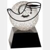 [CRY6101L] 5" Crystal Golf Ball Clock Thumbnail