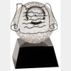 [CRY6101L] 5" Crystal Golf Ball Clock Thumbnail