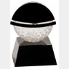 [CRY6101L] 5" Crystal Golf Ball Clock Thumbnail