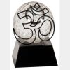 [CRY6101L] 5" Crystal Golf Ball Clock Thumbnail