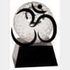 [CRY6101L] 5" Crystal Golf Ball Clock Thumbnail