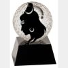 [CRY6101L] 5" Crystal Golf Ball Clock Thumbnail
