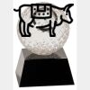 [CRY6101L] 5" Crystal Golf Ball Clock Thumbnail