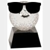 [CRY6101L] 5" Crystal Golf Ball Clock Thumbnail