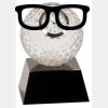 [CRY6101L] 5" Crystal Golf Ball Clock Thumbnail