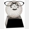 [CRY6101L] 5" Crystal Golf Ball Clock Thumbnail