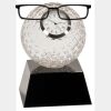 [CRY6101L] 5" Crystal Golf Ball Clock Thumbnail