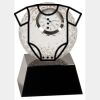 [CRY6101L] 5" Crystal Golf Ball Clock Thumbnail