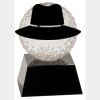[CRY6101L] 5" Crystal Golf Ball Clock Thumbnail