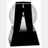 [CRY6101L] 5" Crystal Golf Ball Clock Thumbnail