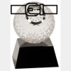 [CRY6101L] 5" Crystal Golf Ball Clock Thumbnail