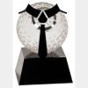 [CRY6101L] 5" Crystal Golf Ball Clock Thumbnail
