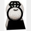 [CRY6101L] 5" Crystal Golf Ball Clock Thumbnail
