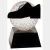 [CRY6101L] 5" Crystal Golf Ball Clock Thumbnail