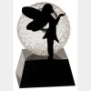 [CRY6101L] 5" Crystal Golf Ball Clock Thumbnail
