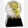 [CRY6101L] 5" Crystal Golf Ball Clock Thumbnail