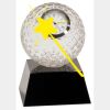 [CRY6101L] 5" Crystal Golf Ball Clock Thumbnail