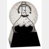 [CRY6101L] 5" Crystal Golf Ball Clock Thumbnail