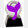 [CRY6101L] 5" Crystal Golf Ball Clock Thumbnail