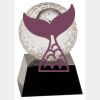 [CRY6101L] 5" Crystal Golf Ball Clock Thumbnail
