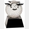 [CRY6101L] 5" Crystal Golf Ball Clock Thumbnail