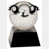 [CRY6101L] 5" Crystal Golf Ball Clock Thumbnail
