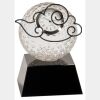 [CRY6101L] 5" Crystal Golf Ball Clock Thumbnail