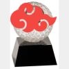 [CRY6101L] 5" Crystal Golf Ball Clock Thumbnail