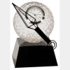 [CRY6101L] 5" Crystal Golf Ball Clock Thumbnail