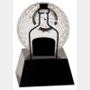 [CRY6101L] 5" Crystal Golf Ball Clock Thumbnail