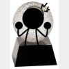 [CRY6101L] 5" Crystal Golf Ball Clock Thumbnail